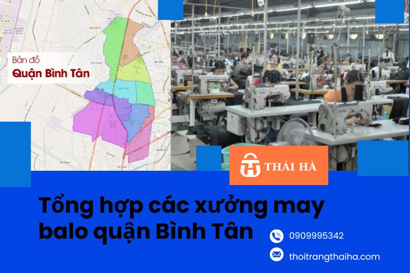 Xưởng may balo quận Bình Tân