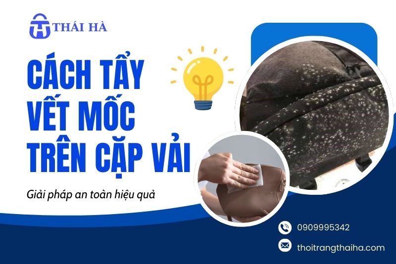 Cách tẩy vết mốc trên câp vải