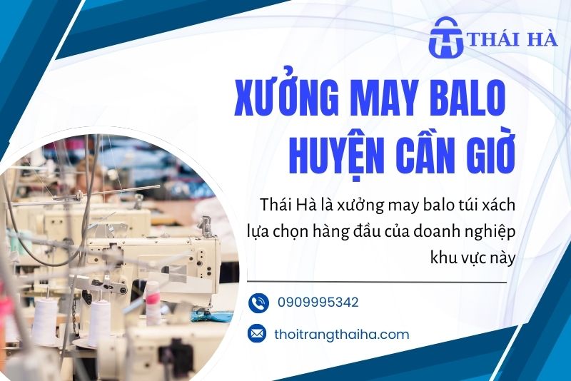 Xưởng may balo huyền Cần Giờ