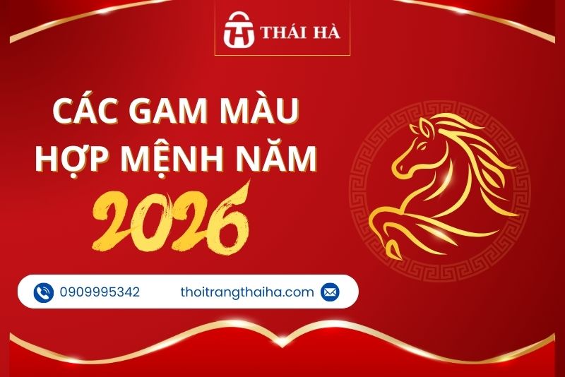 Các gam màu hợp mệnh năm 2026