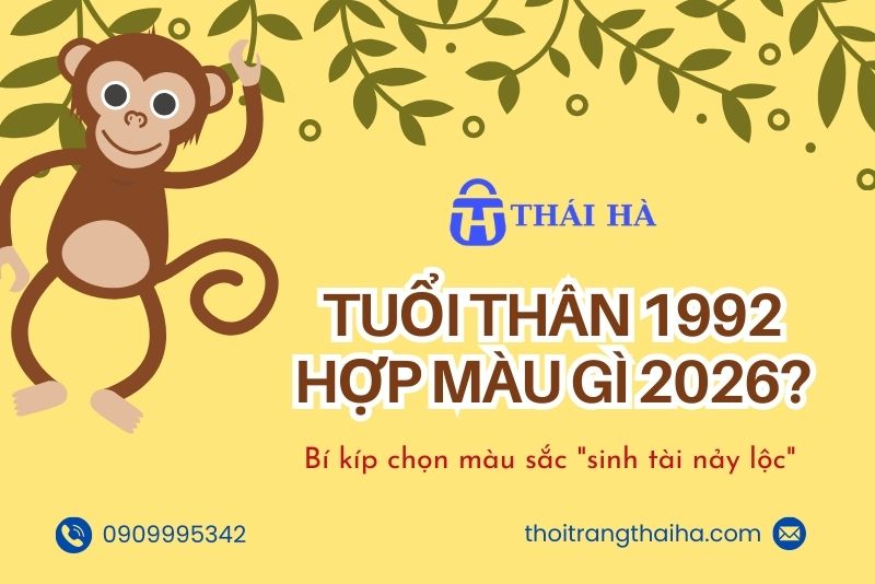 Tuổi Thân 1992 hợp màu gì?