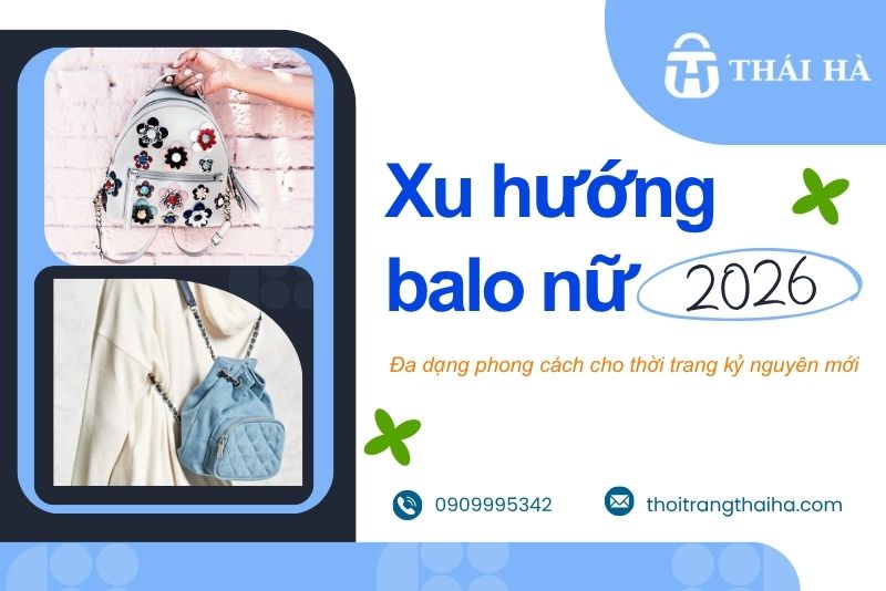 Xu hướng balo nữ 2026