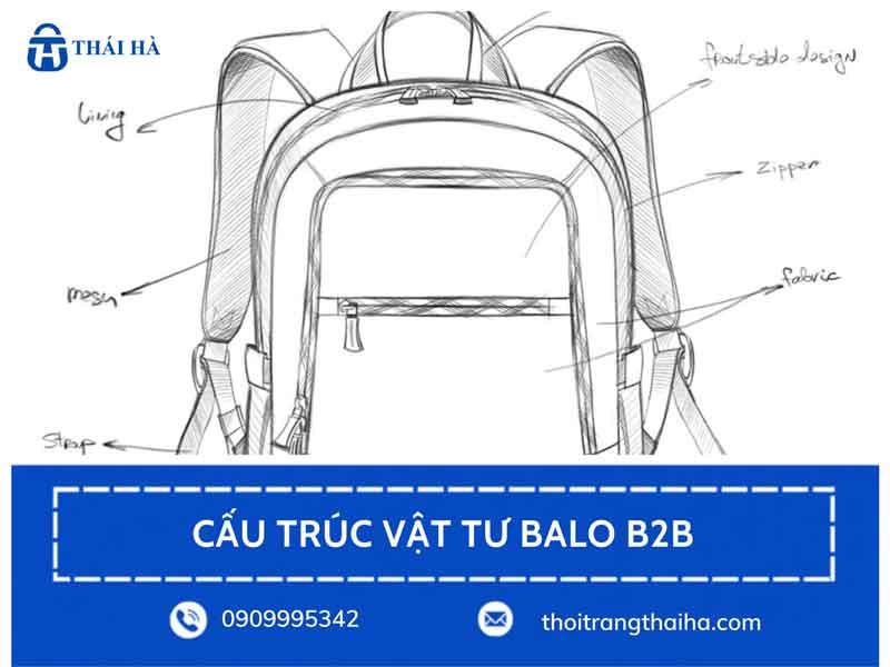 Cấu trúc vật tư balo B2B