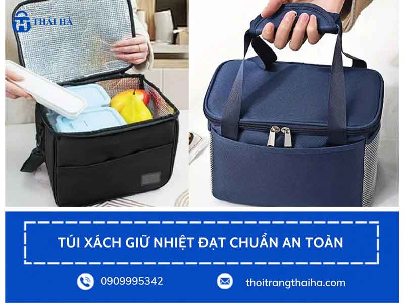 Túi Xách Giữ Nhiệt Giao Hàng Đạt Chuẩn Vệ Sinh An Toàn Thực Phẩm